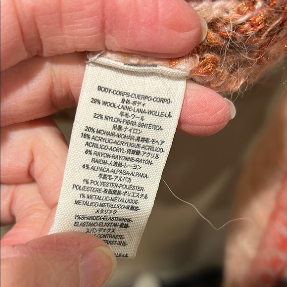 Free People Peach Knit Sweater - Picture 7 of 8